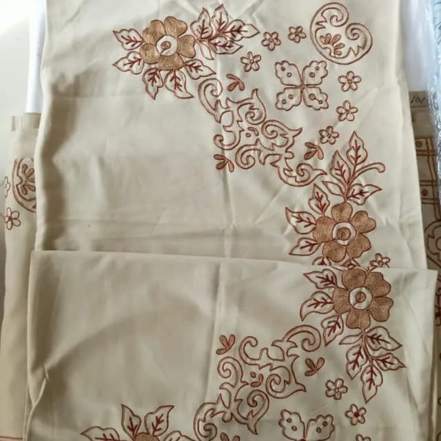 Hand-made bed sheet