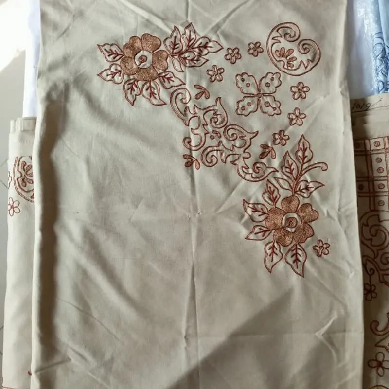 Hand-made bed sheet