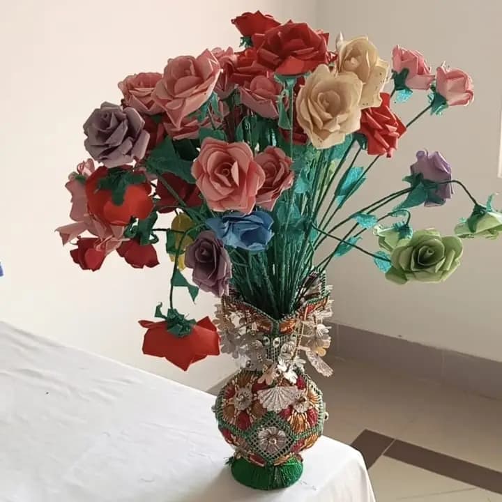 Hand made vase