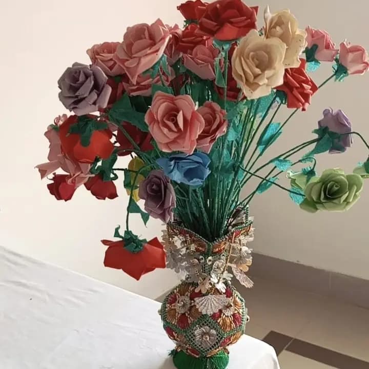 Hand made vase